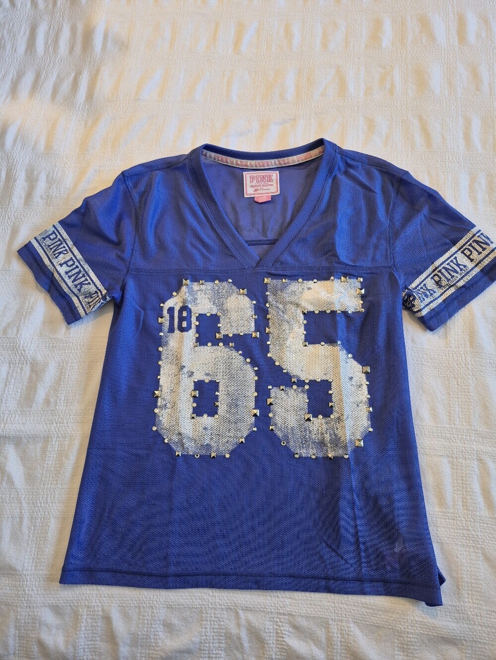 Pink Victoria's Secret women's Large collegiate collection Wildcats gems VGUC